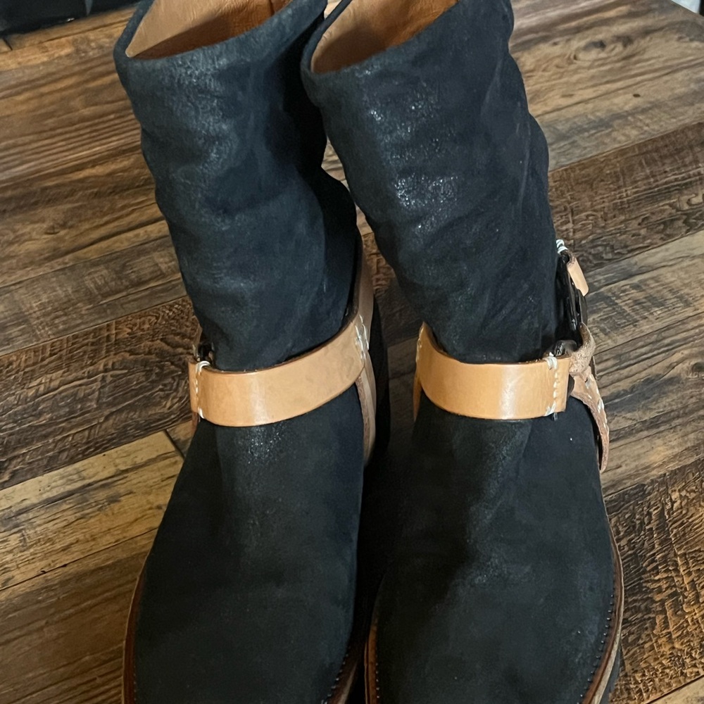 We the free Black and Tan Women's Boots